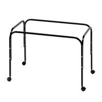 Ferplast Stand 80 metal stand for rodent cages, black frame on castors, on white