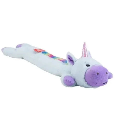 Charming Pet Longidudes Extra Long 75cm Plush Squeaker Dog Toy Unicorn