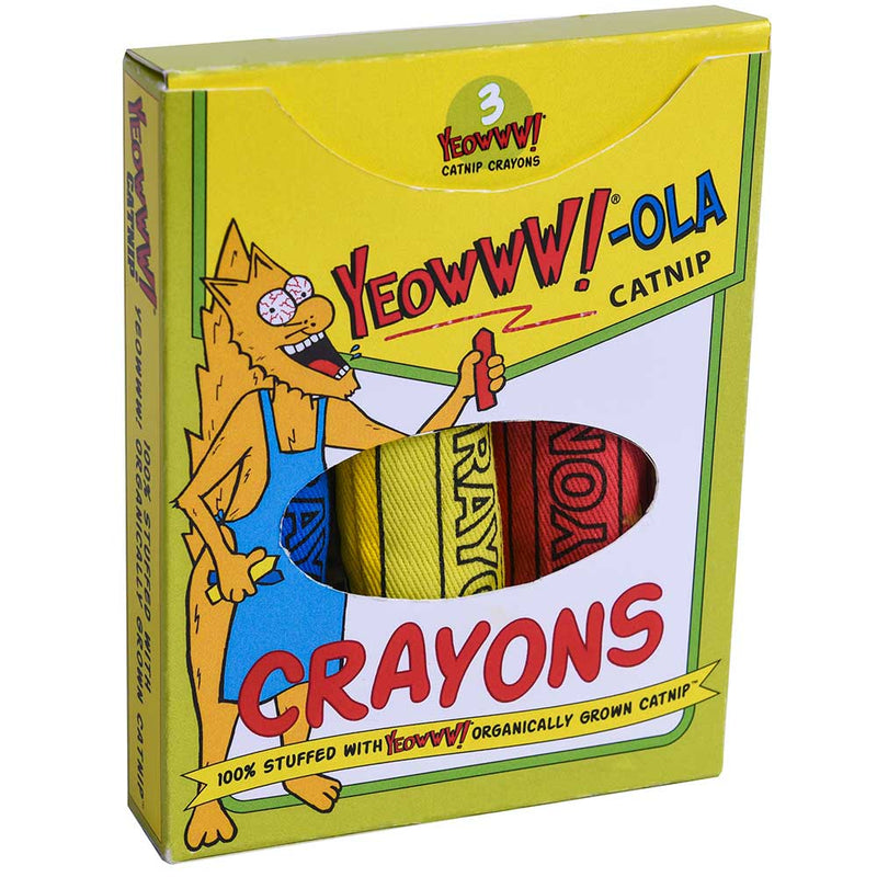 Yeowww! Catnip Cat Toys - Ola Crayon 02