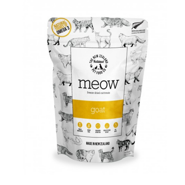 The New Zealand Natural Meow Freeze Dried Cat Treat Wild Goat
