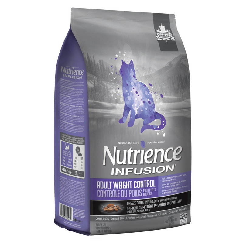Nutrience Infusion Dry Cat Food Adult Weight Control Chicken 5kg