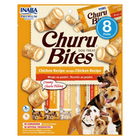 Inaba Churu Bites Wraps Chicken, soft wrapped chews, 8 packs of 8 x 12g or 6 packs of 8 x 12g, dog treat