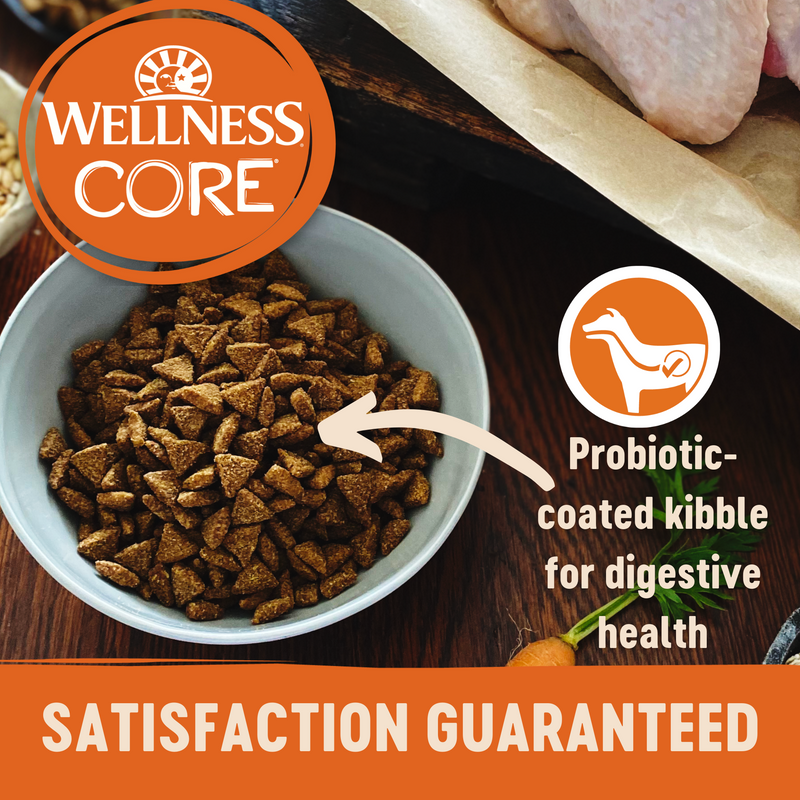 Wellness Core Dry Dog Food Grain Free Senior Chicken Turkey
