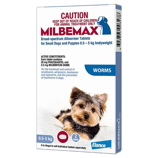 Milbemax All Wormer For Small Dogs (0.5-5kg)