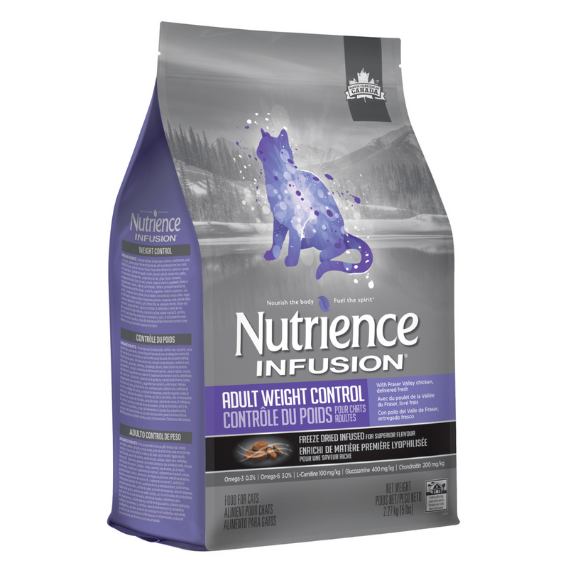 Nutrience Infusion Dry Cat Food Adult Weight Control Chicken 2.27kg