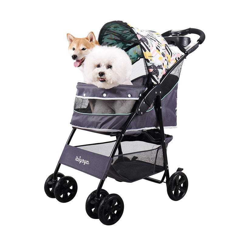 Ibiyaya Comfortable Cloud 9 Dog Cat Pet Stroller 11