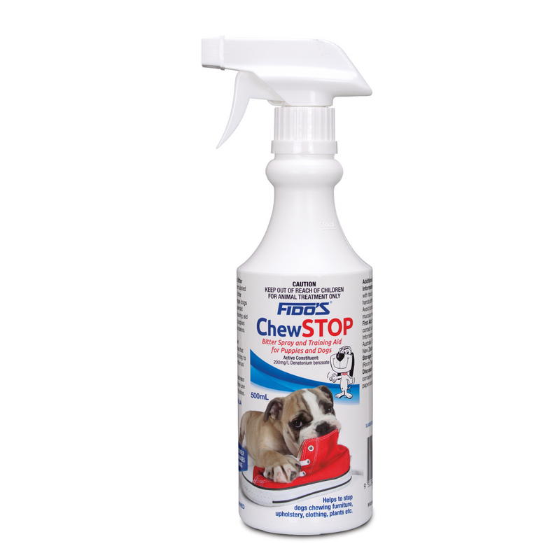 Fido's Chew Stop Spray Denatonium Benzoate 200mg for Dogs 500ml