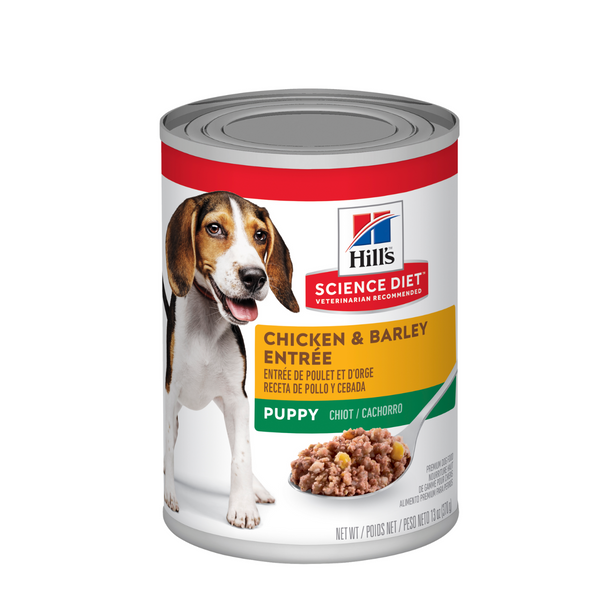 Hill's Science Diet Canned Dog Food Puppy Chicken & Barley Entree 01