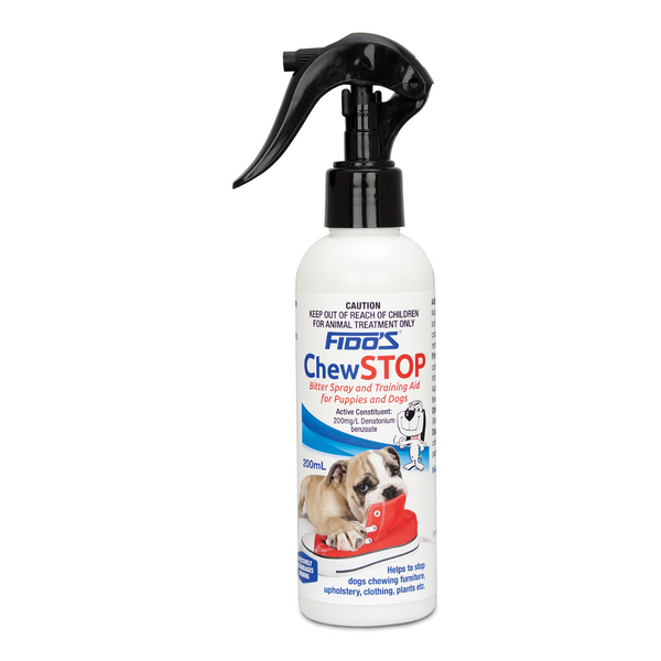 Fido's Chew Stop Spray Denatonium Benzoate 200mg for Dogs 200ml