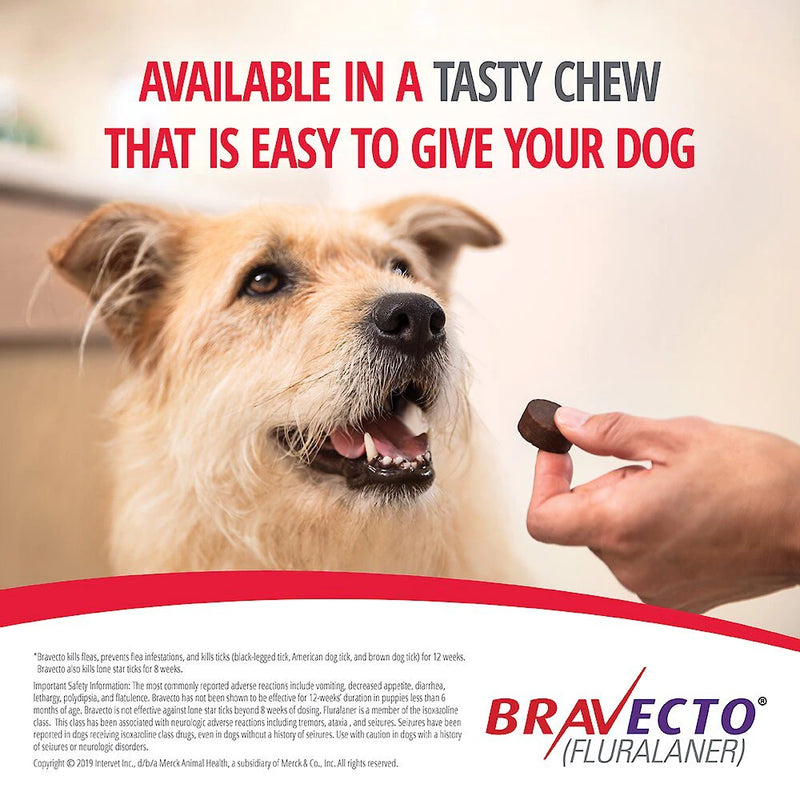 Bravecto Dog Chew Blue 20-40kg 06