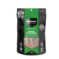 Black Hawk Chicken Jerky Sticks dog treats, 100g pack front