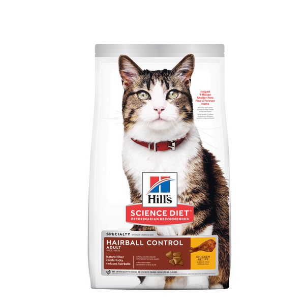 Hill's Science Diet Dry Cat Food Adult Hairball Control