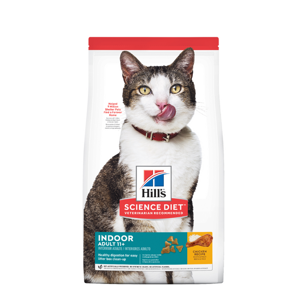 Hill's Science Diet Dry Cat Food Adult 11+ Senior Indoor
