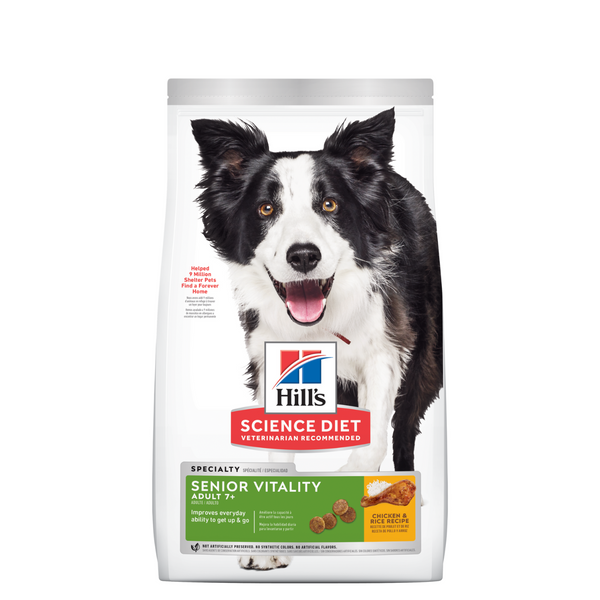 Hill's Science Diet Dry Dog Food Adult 7+ Senior Vitality