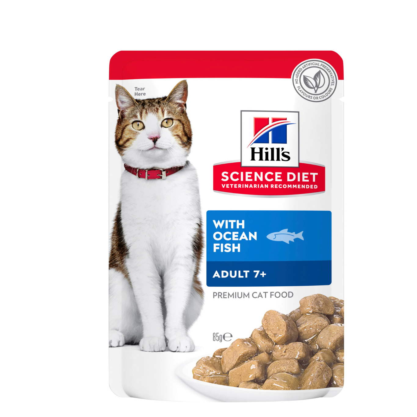Hill's Science Diet Adult 7+ Ocean Fish Cat Food Pouches 01