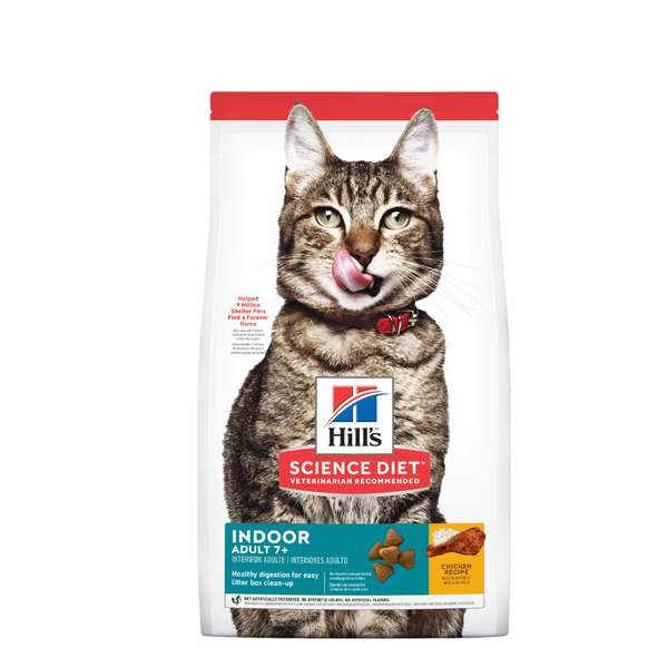 Hill's Science Diet Dry Cat Food Adult 7+ Senior Indoor