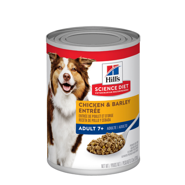 Hill's Science Diet Canned Dog Food Adult Chicken & Barley Entree 01