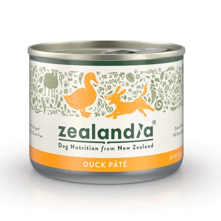 ZEALANDIA Premium Wet Dog Food Duck Pate 185g x 24