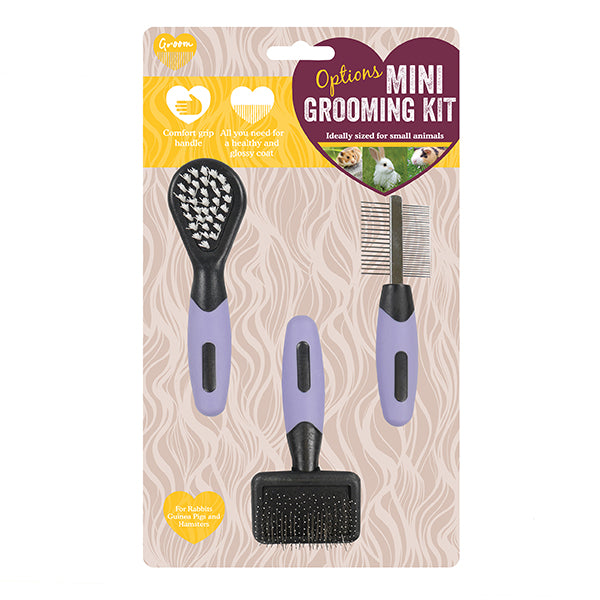 Rosewood small animal mini grooming set