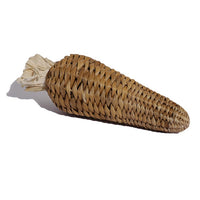 Rosewood Boredom Breaker banana leaf carrot stuffer, a woven small animal foraging toy