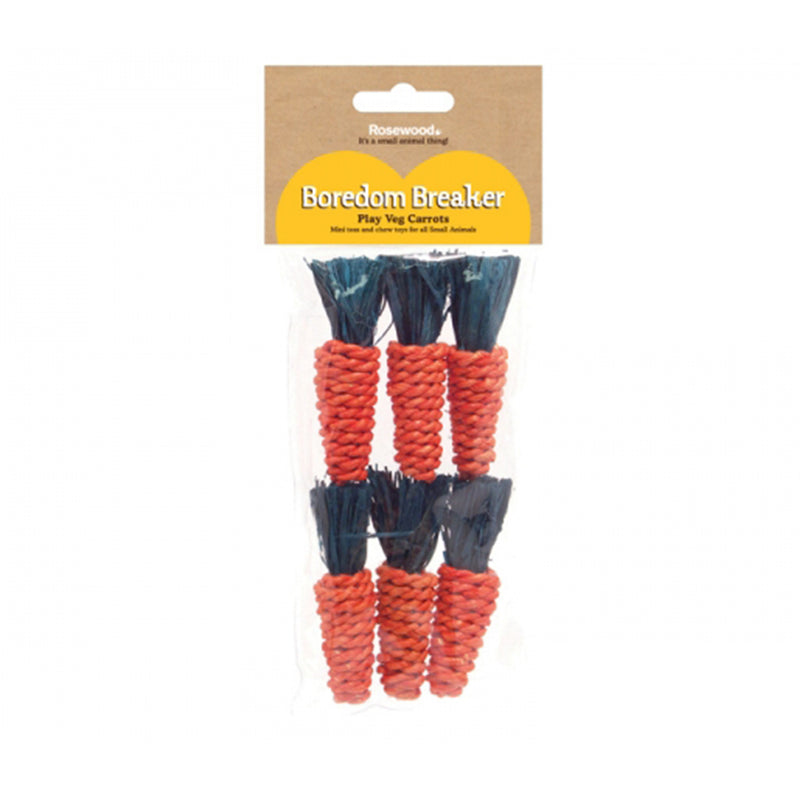 Rosewood Small Animal Activity Toys Mini Sisal Carrots 02