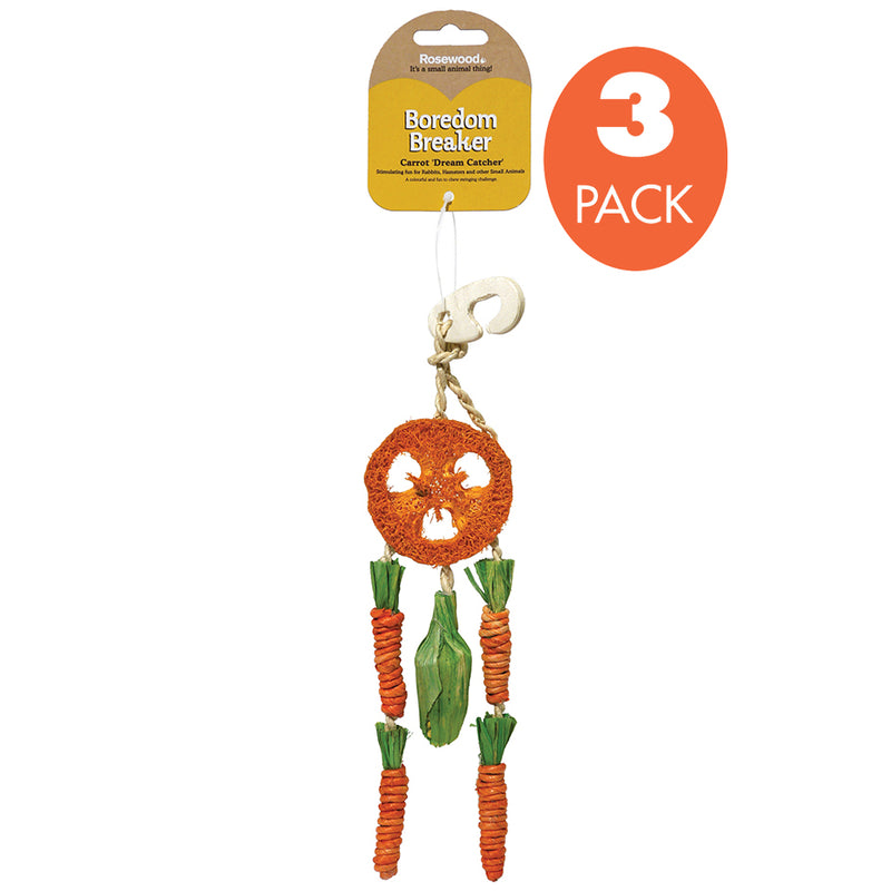 Rosewood Small Animal Activity Toys Carrot Dream Catcher 02
