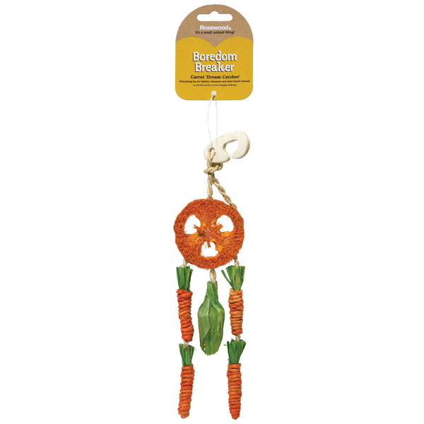 Rosewood Small Animal Activity Toys Carrot Dream Catcher 01