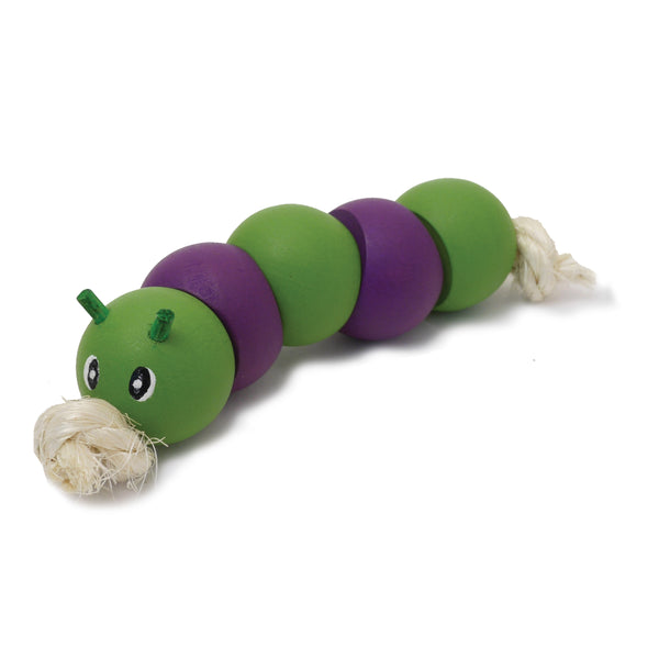 Rosewood Small Animal Activity Toys Woodies Caterpillar 01