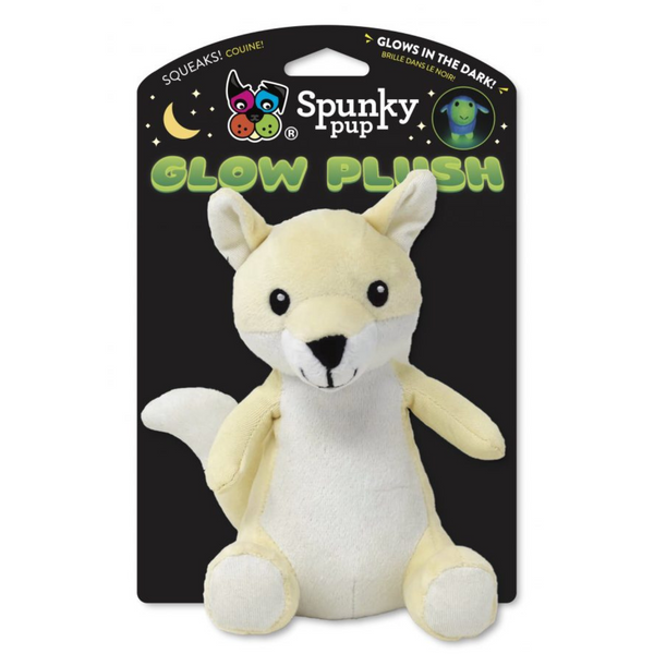 Spunky Pup Dog Toy Glow Plush Fox