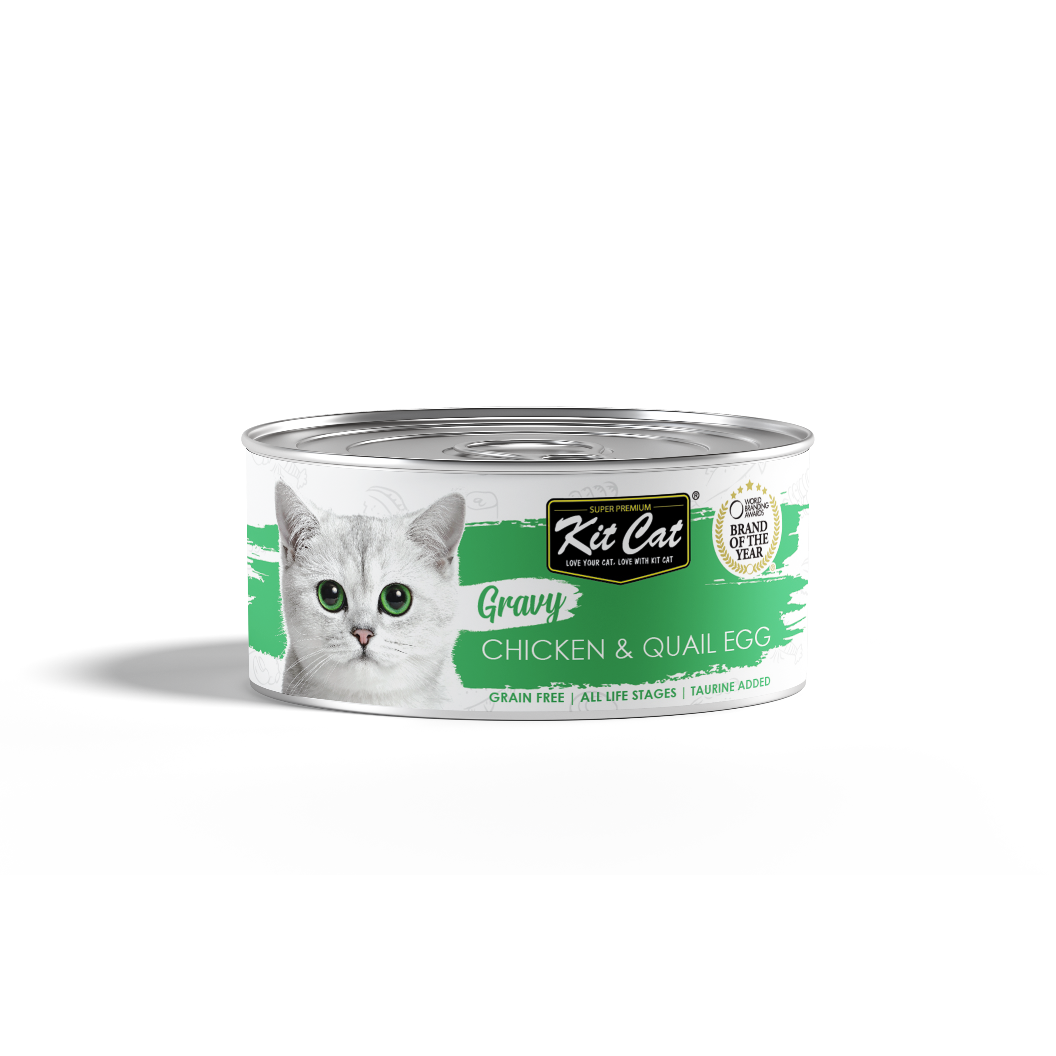 Kit Cat Gravy Canned Cat Food Chicken & Quail Egg 70g