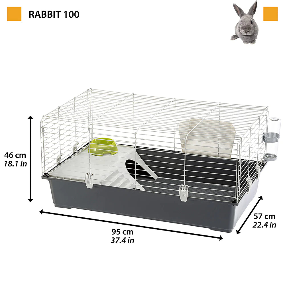 Ferplast Rabbit 100 Cage for Guinea Pigs and Rabbits 01