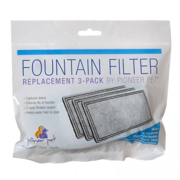 Pioneer Pet Filters for Various Plastic Fountains | PeekAPaw Pet Supplies