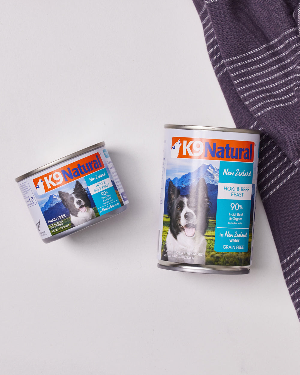 K9 Natural Canned Hoki & Beef Feast Wet Dog Food | PeekAPaw