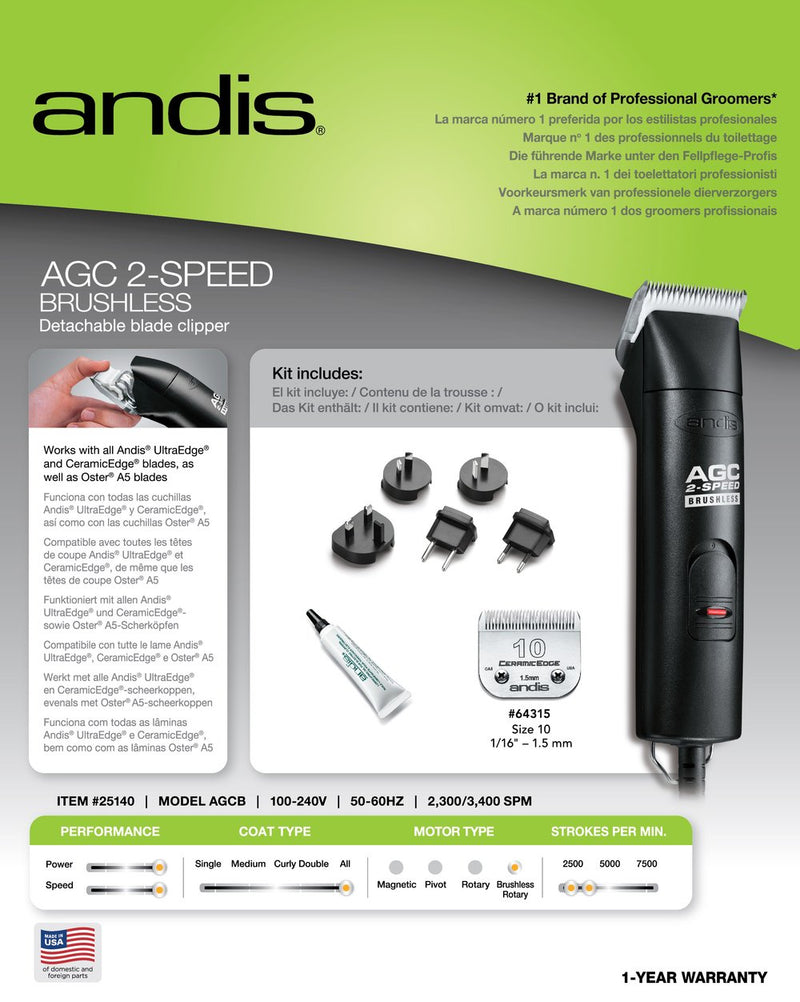 Andis Clipper AGCB 2-Speed