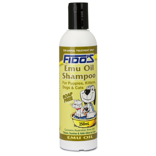 Fido's Emu Oil Shampoo for Dogs & Cats 250ml | PeekAPaw Pet Supplies