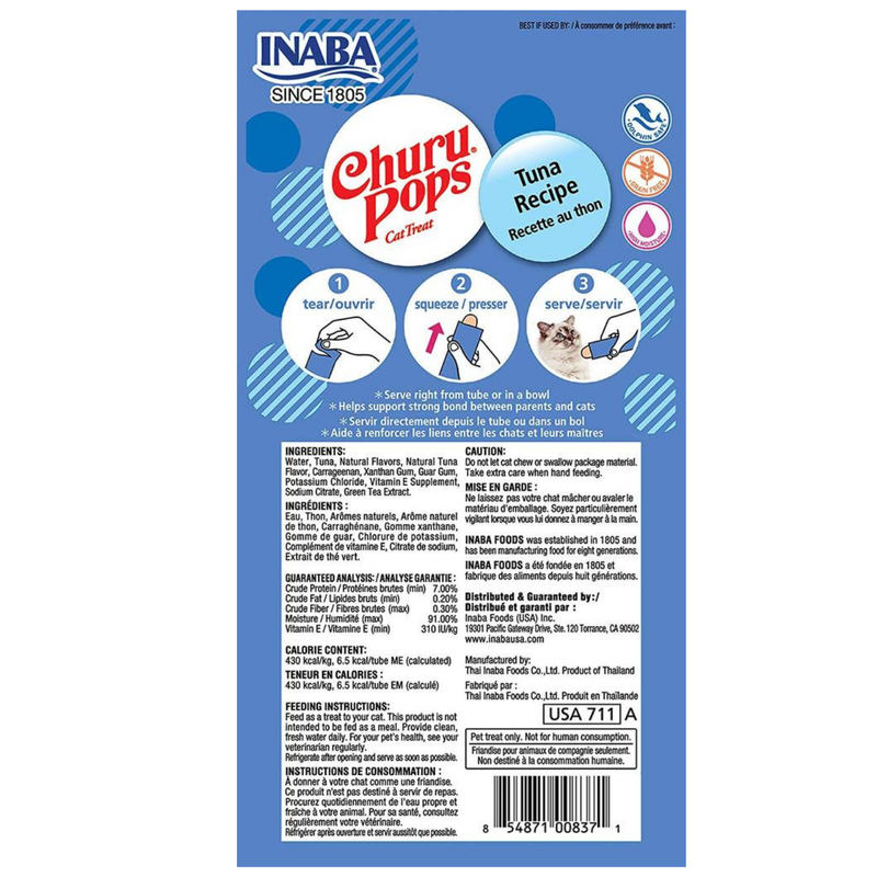 Inaba Cat Treat Churu Pops Tuna 02