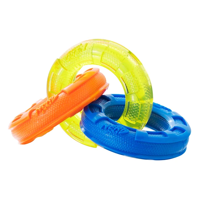 Nerf Dog Toy - TPR Exo 3 Ring Tugg 23cm 02