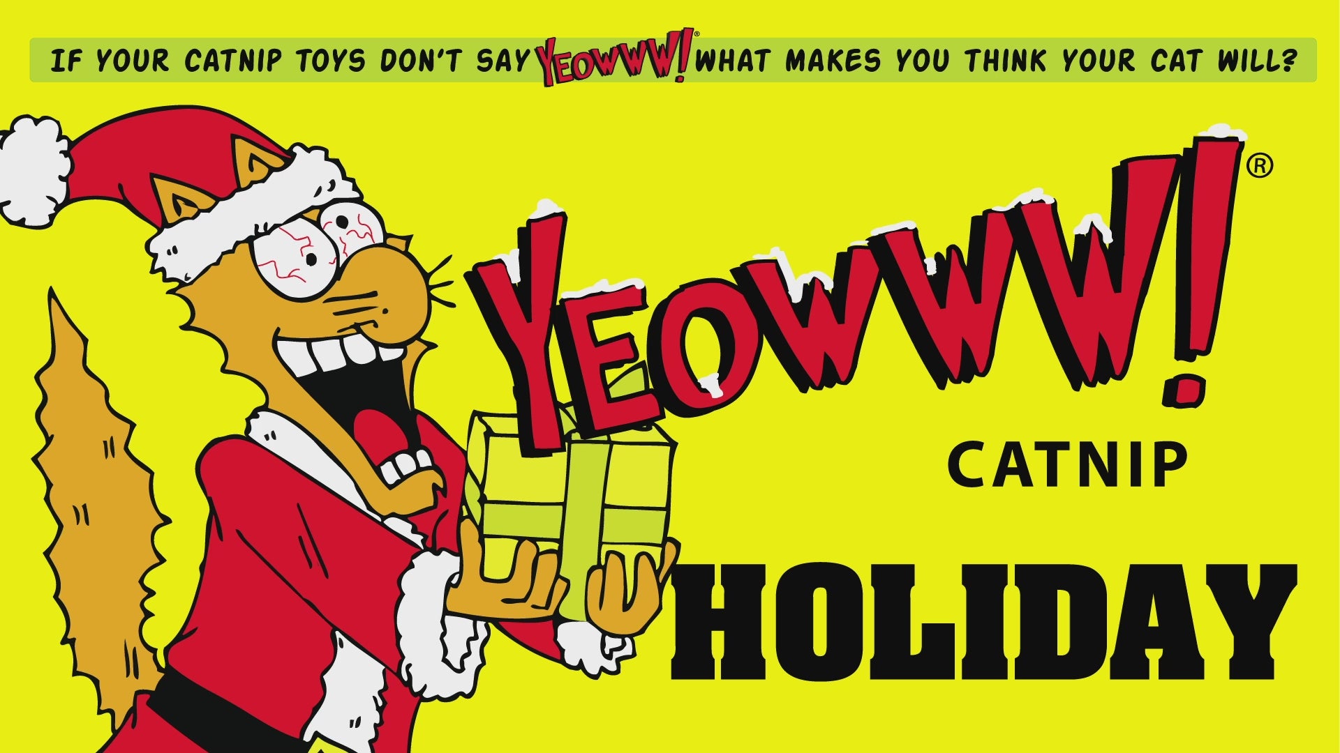 Yeowww! Catnip Cat Toys -Tide Candy Cane 02