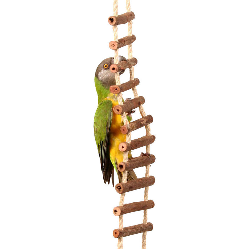 Nature Island Bird Toys Sisal Rope And Log Bridge