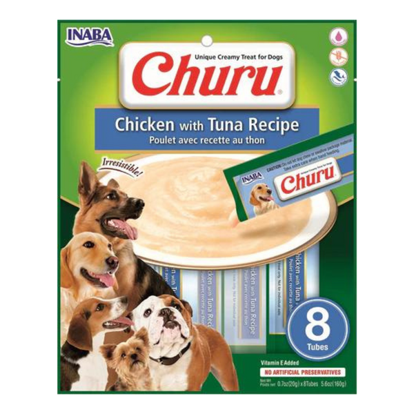 Inaba Dog Treat Churu Chicken with Tuna 01