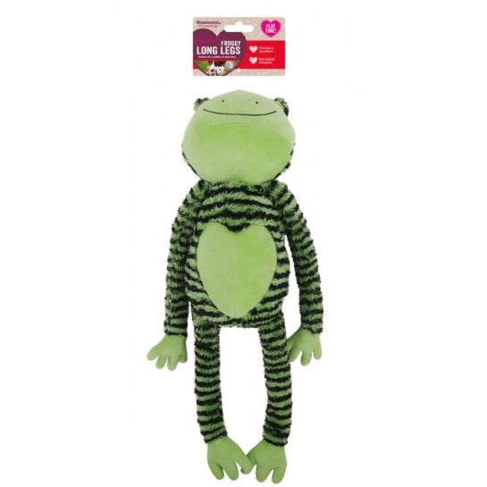 Rosewood Dog Toys Froggy Long Legs 01