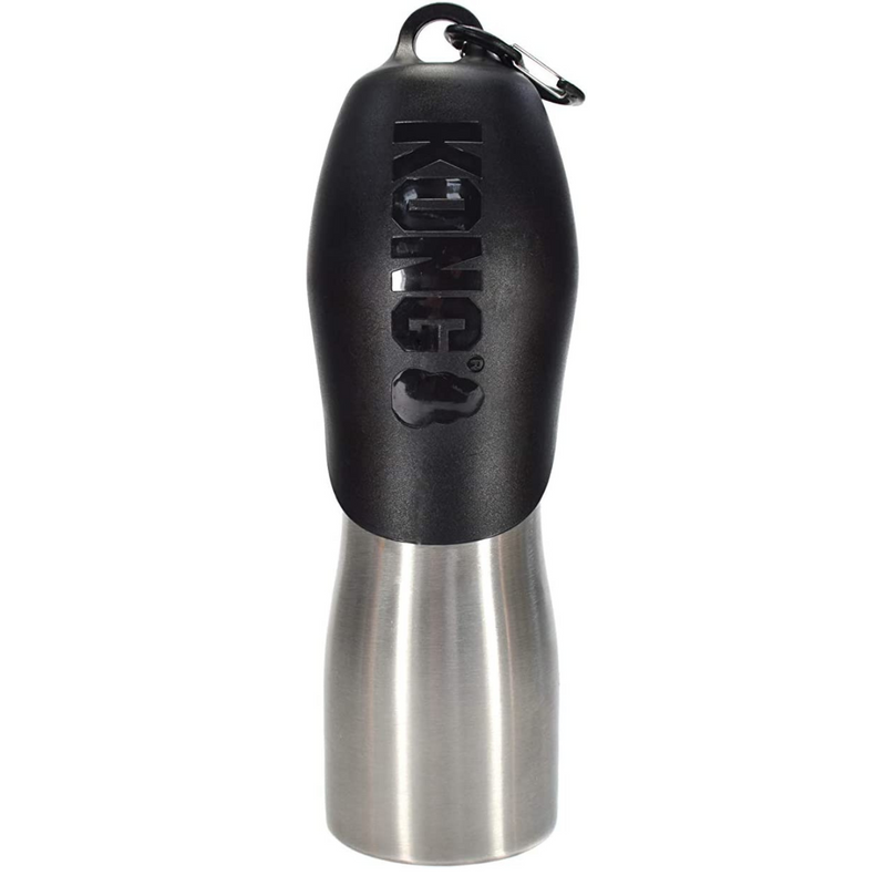KONG H2O Stainless Steel Dog Water Bottle 740ml Black