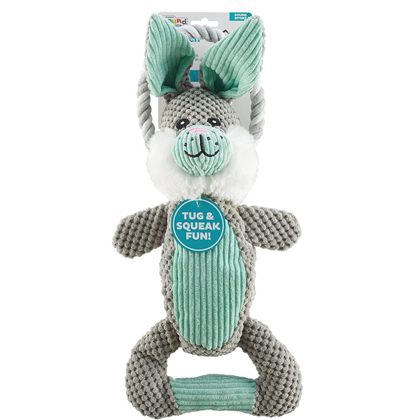 Charming Pet Scrunch Bunch & Squeak Dog Toy Bunny