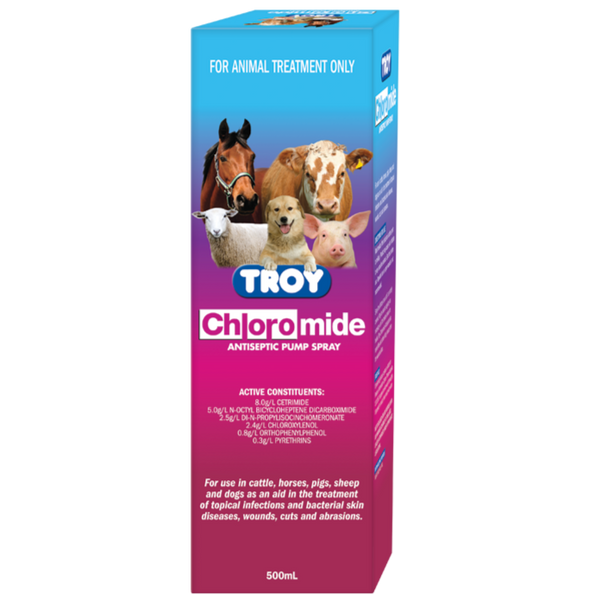 Troy Chloromide Spray for Dogs 500ml