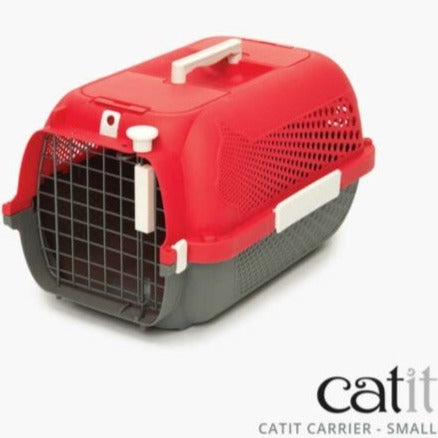 Catit Voyageur Cat Carrier Small Cherry Red/Dark Grey