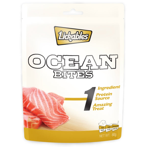 Lickables Dog Treats Ocean Bites 80g