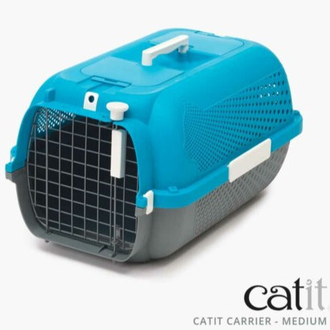 Catit Voyageur Cat Carrier Medium Turquoise/Dark Grey