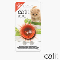 Catit Senses 2.0 Fireball cat toy, studio product photo