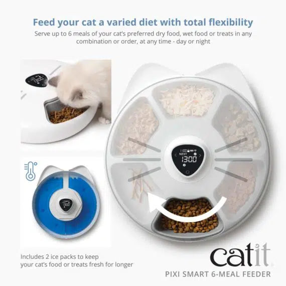Catit Pixi Smart 6-Meal Feeder & Replacement Ice Pack 03