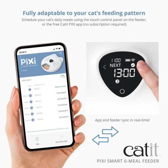 Catit Pixi Smart 6-Meal Feeder & Replacement Ice Pack 04